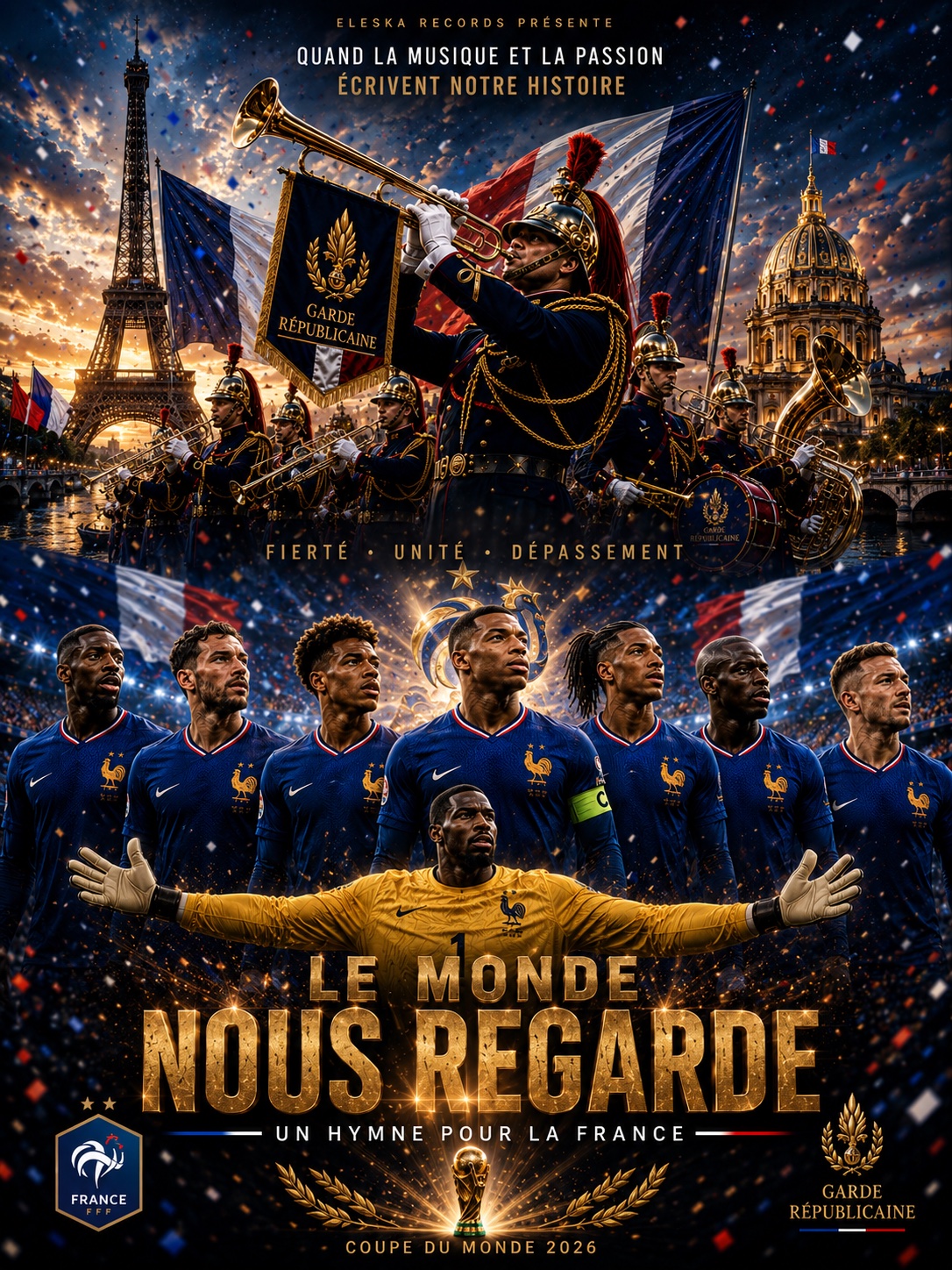 Le Monde nous regarde — un hymne pour la France, Garde Républicaine